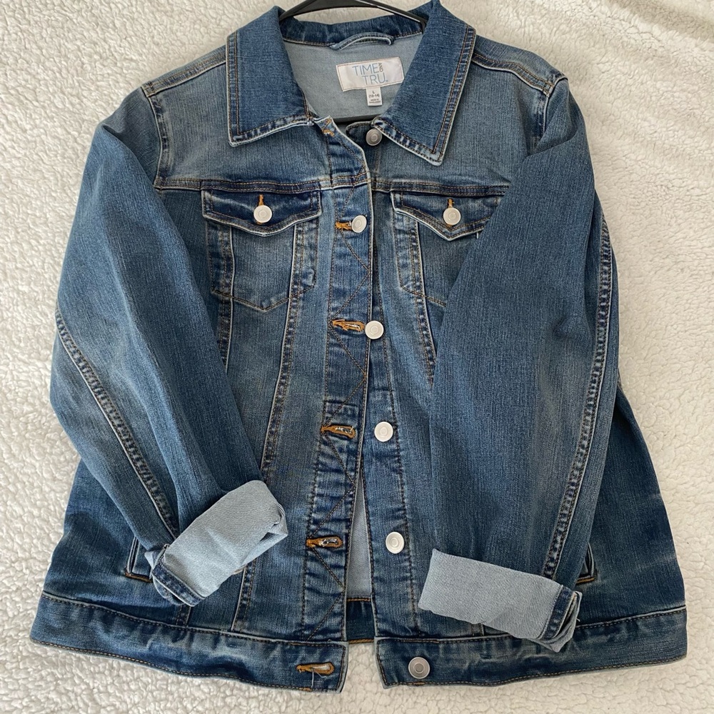 Time and Tru, Women’s Jean Jacket, L